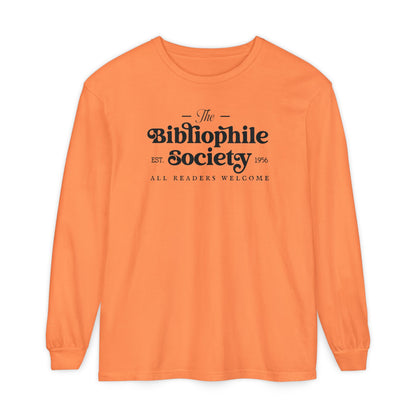 Bibliophile Society Long Sleeve Tee