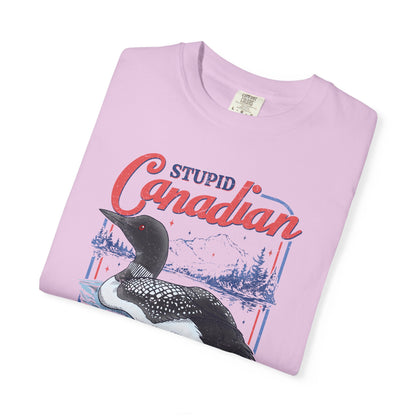 Stupid Canadian Wolf Bird Tee