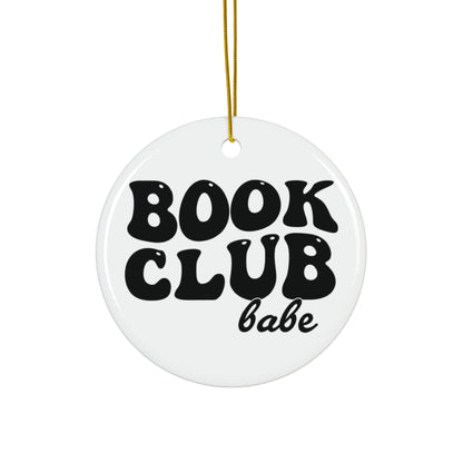 Book Club Babe Ornament