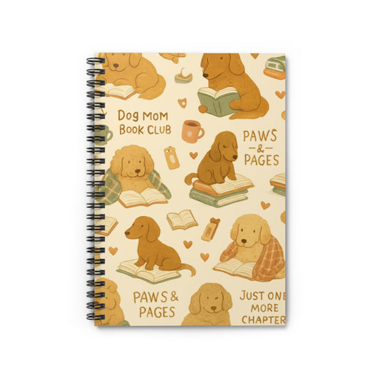 Dog Mom Book Club Notebook