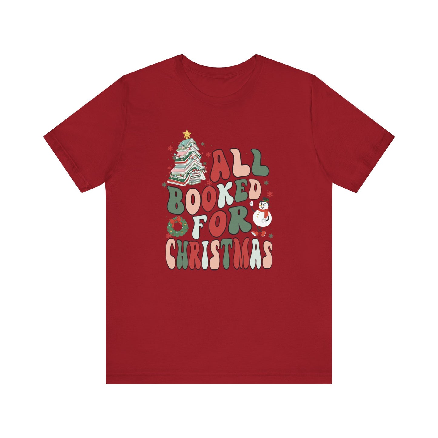 All Booked for Christmas Tee