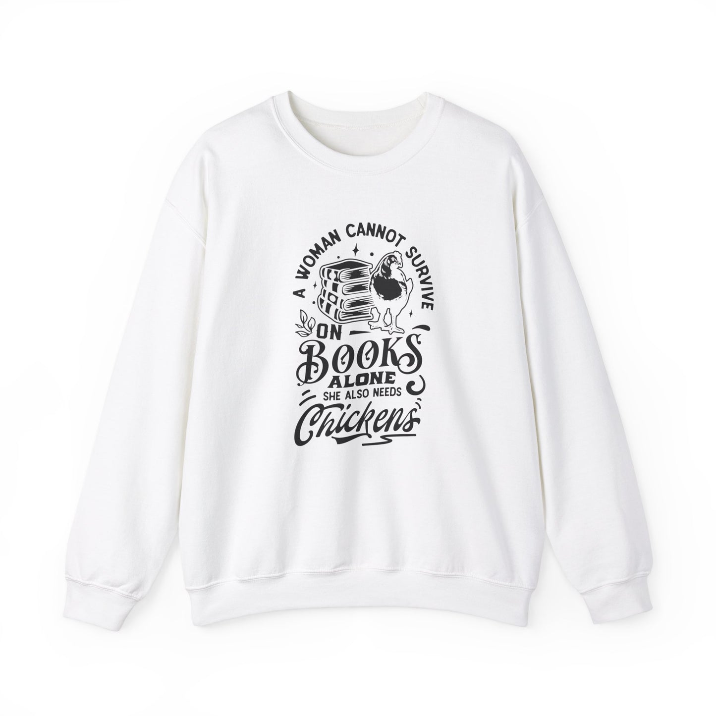 Books & Chickens Sweatshirt