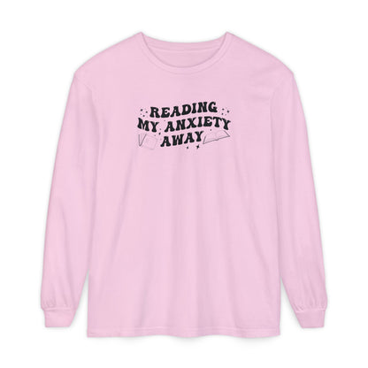 Reading My Anxiety Away Long Sleeve Tee