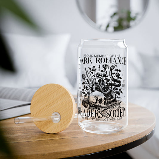 Dark Romance Sipper Glass