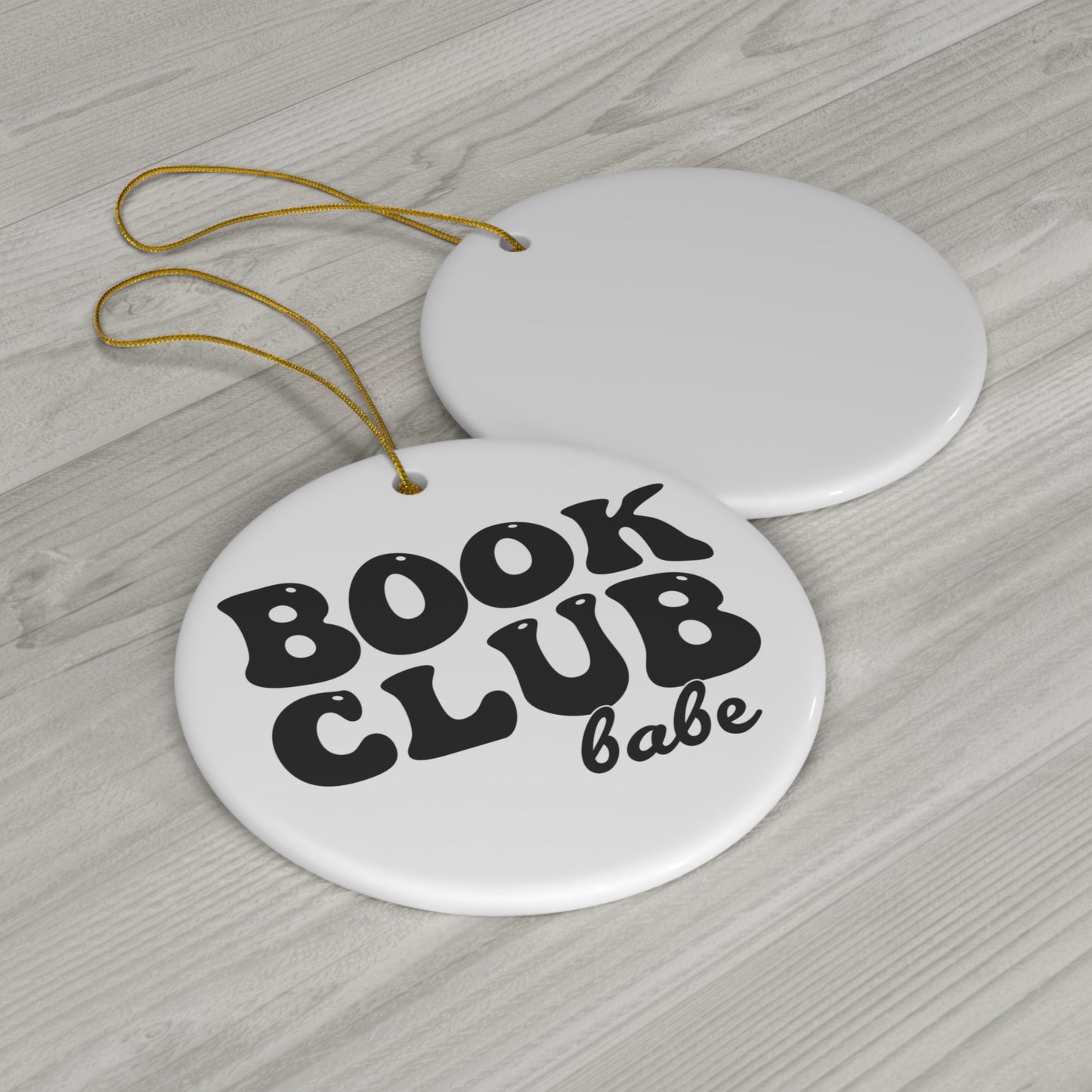 Book Club Babe Ornament