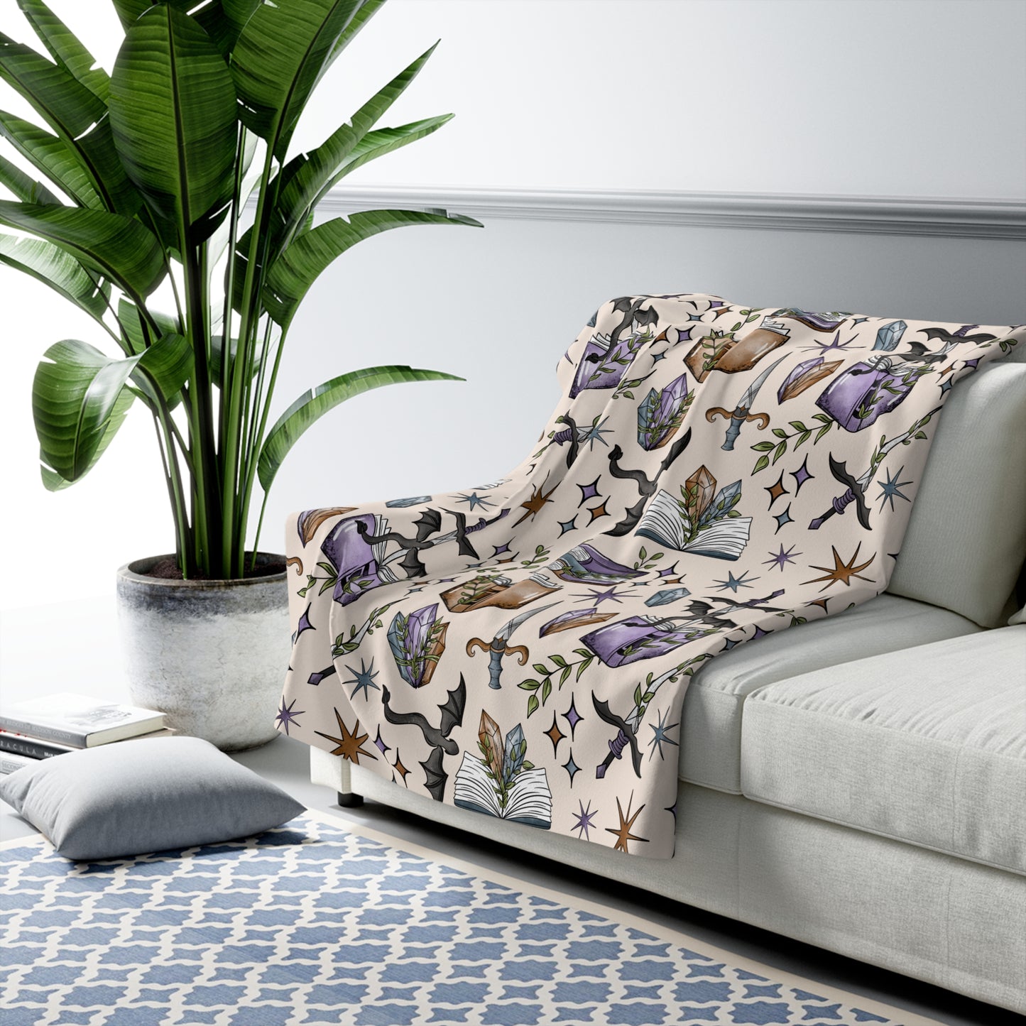 Fantasy Lovers Sherpa Blanket