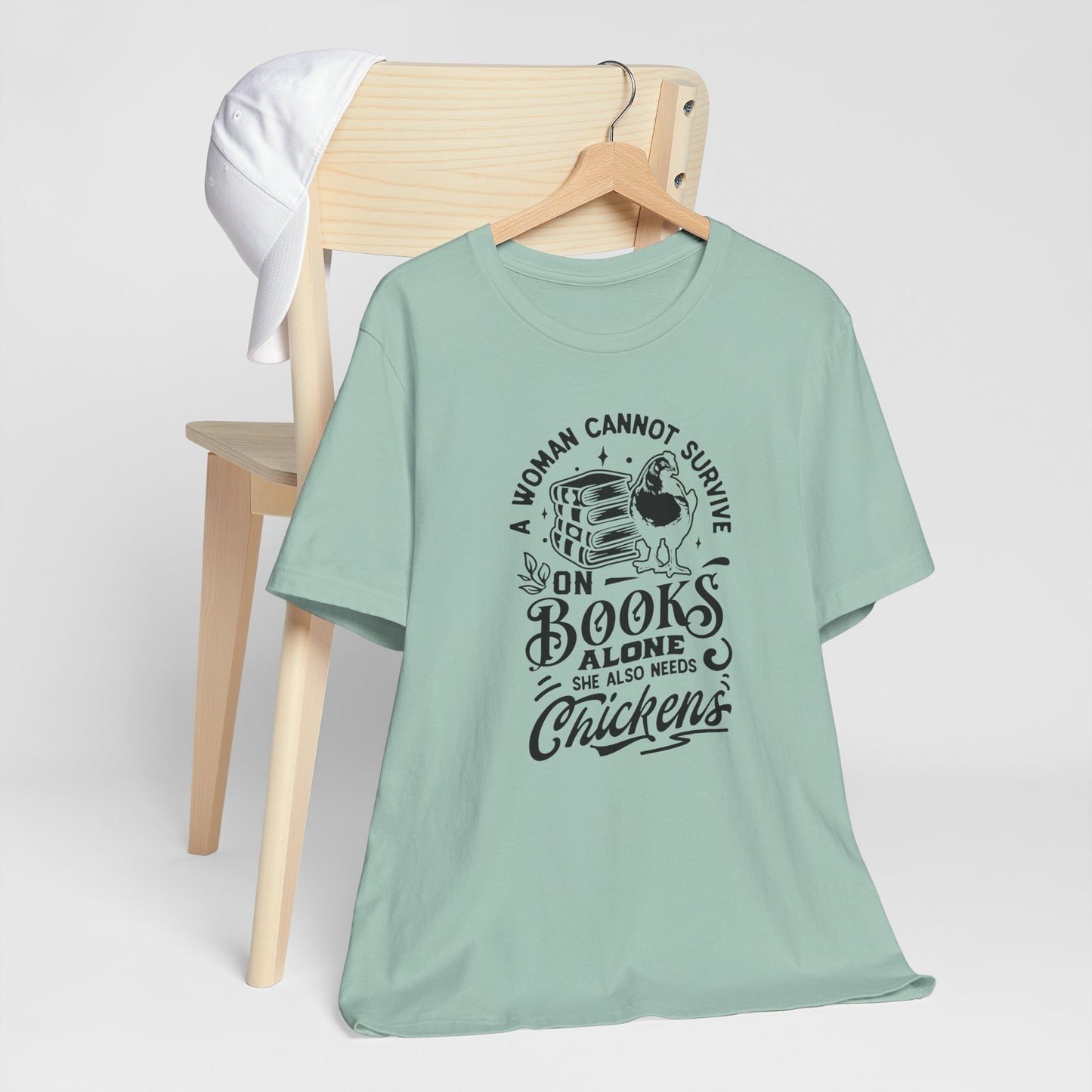 Books & Chickens Tee