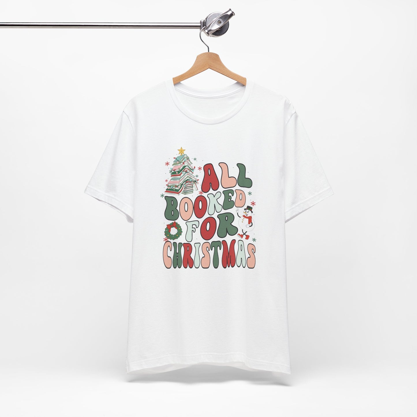 All Booked for Christmas Tee