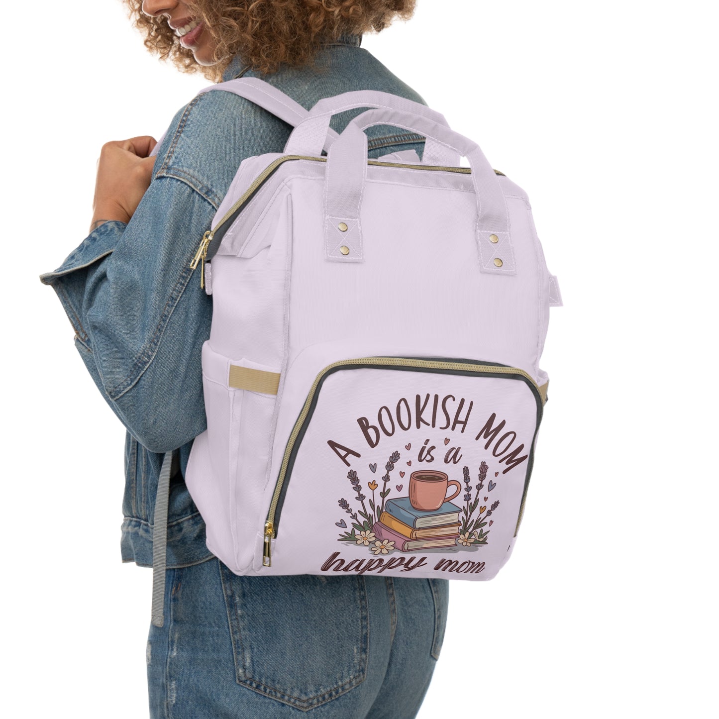 A Bookish Mom Diaper Backpack