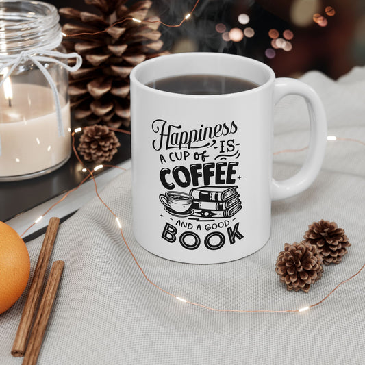 Happiness is a Cup of Coffee Mug