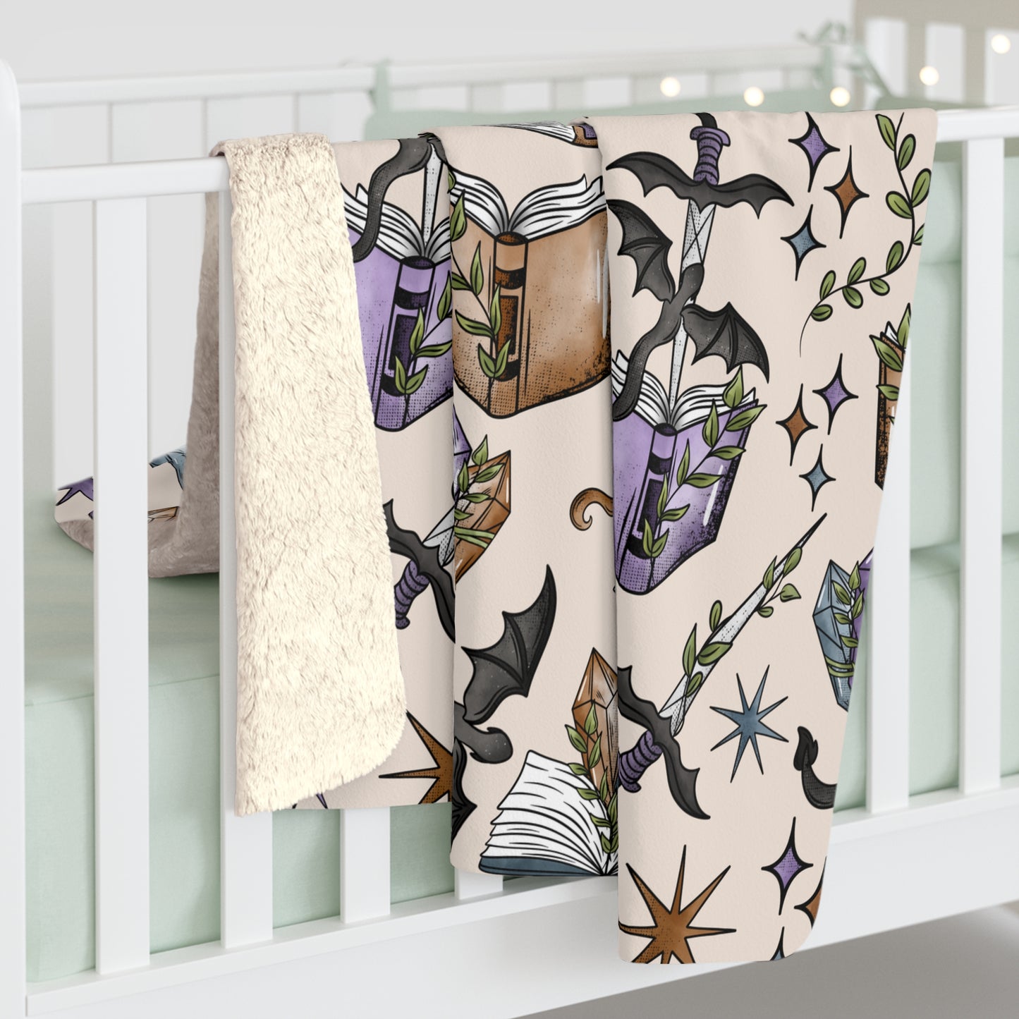 Fantasy Lovers Sherpa Blanket