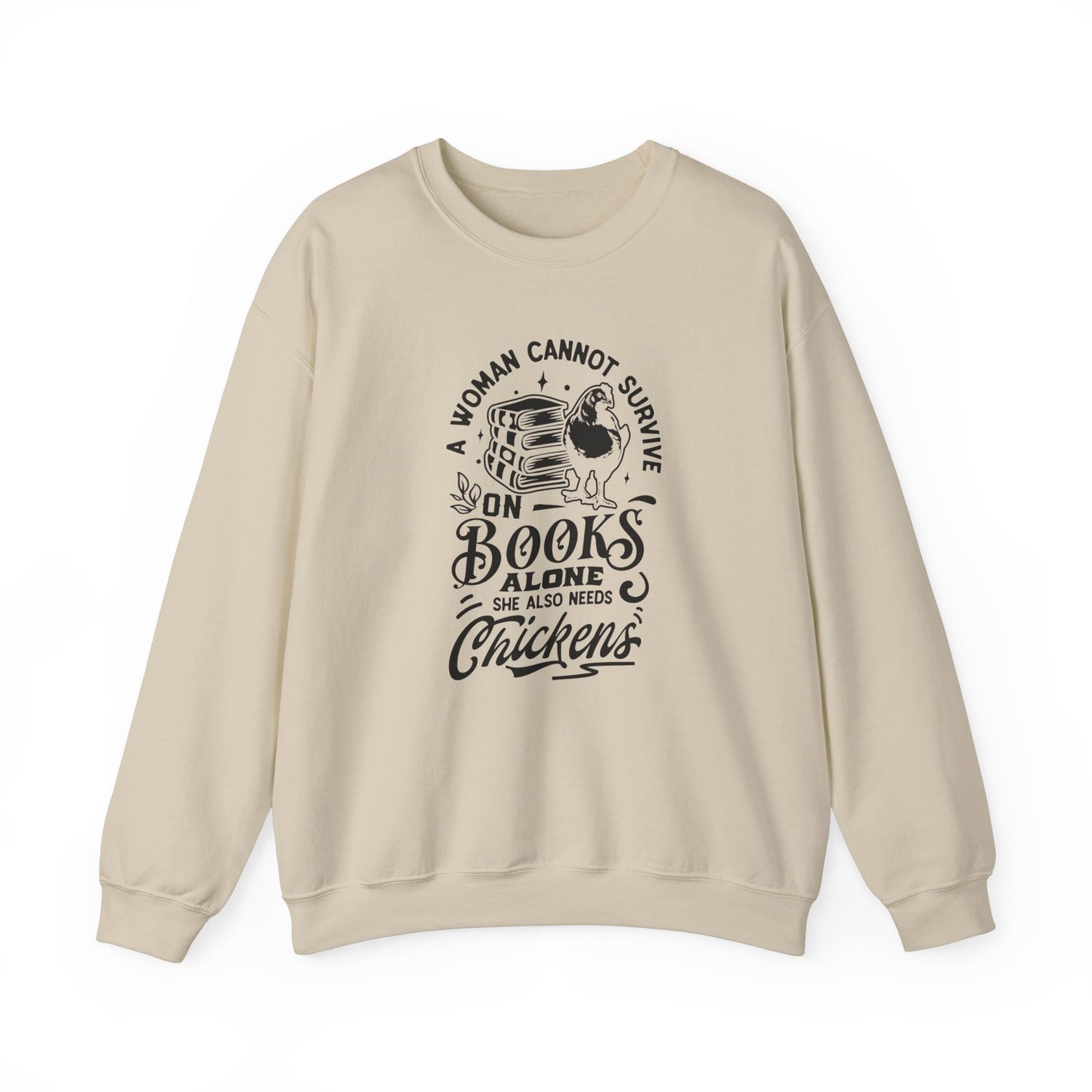 Books & Chickens Sweatshirt