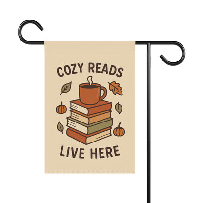 Cozy Reads Live Here Flag