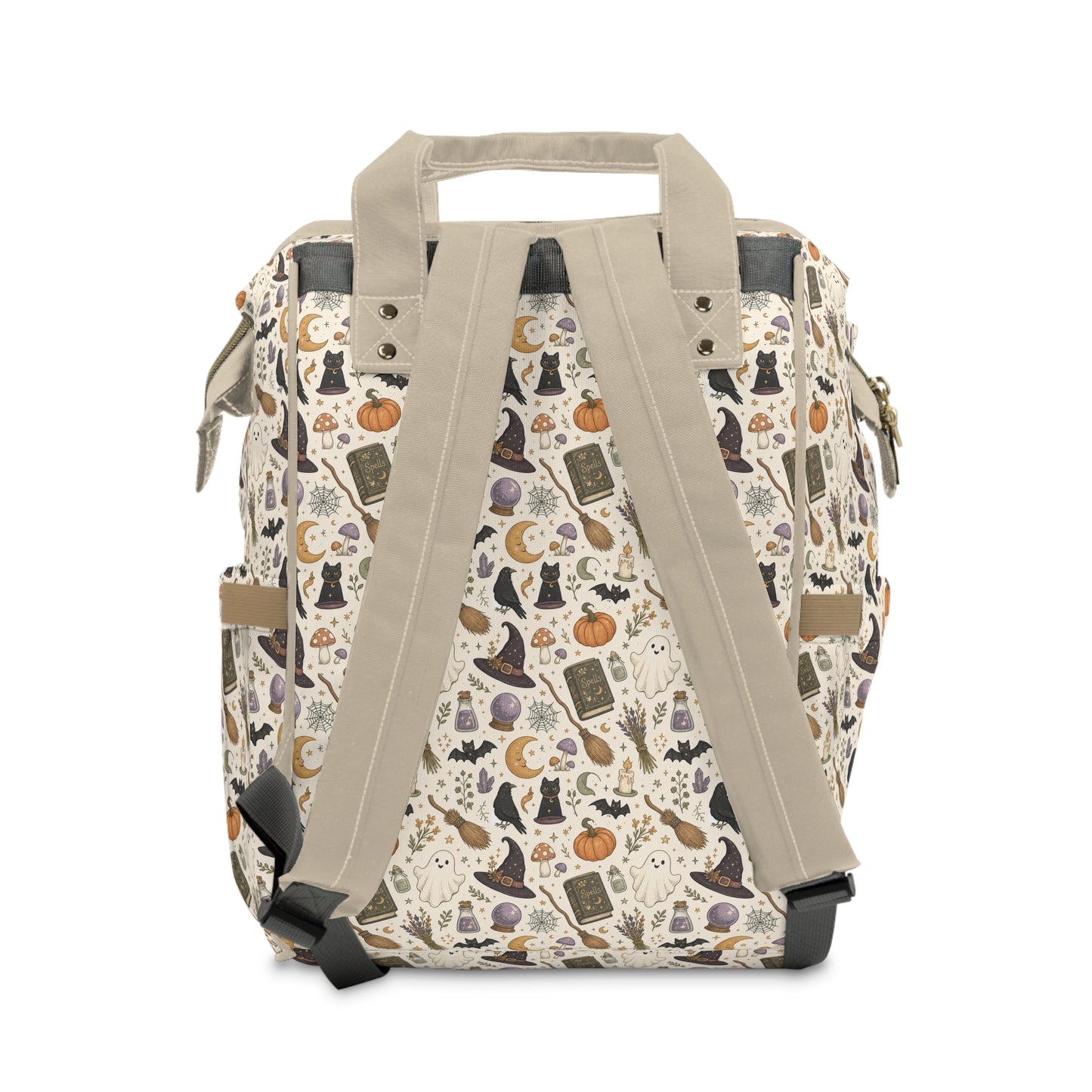 Halloween Witch Pattern Diaper Backpack