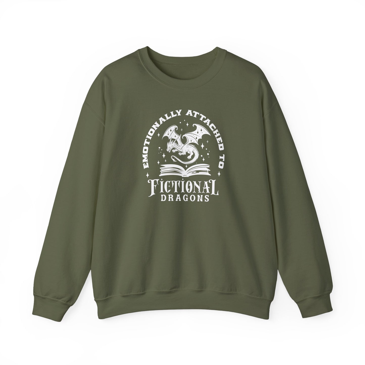 Emotionally Attached to Fictional Dragons Sweatshirt