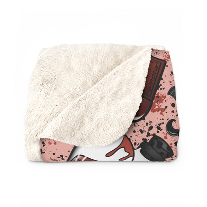 Crimson Romance Sherpa Blanket