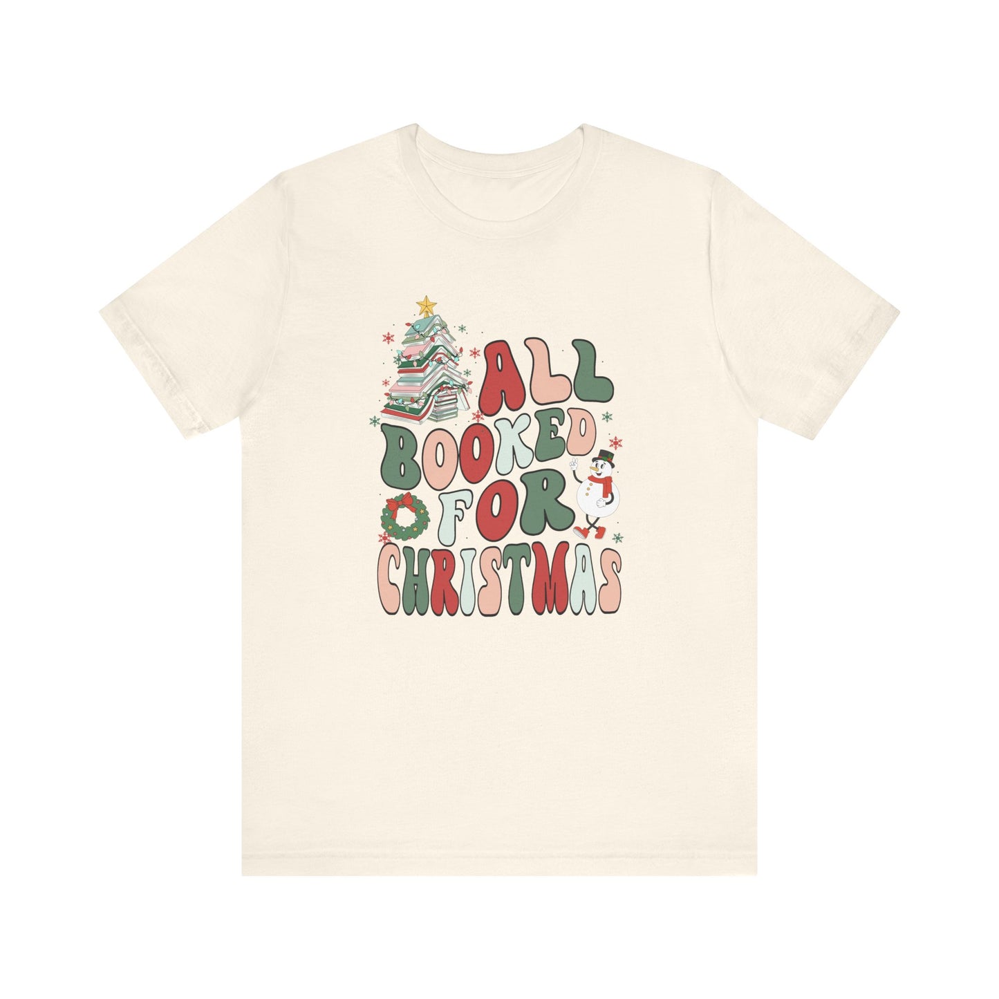 All Booked for Christmas Tee