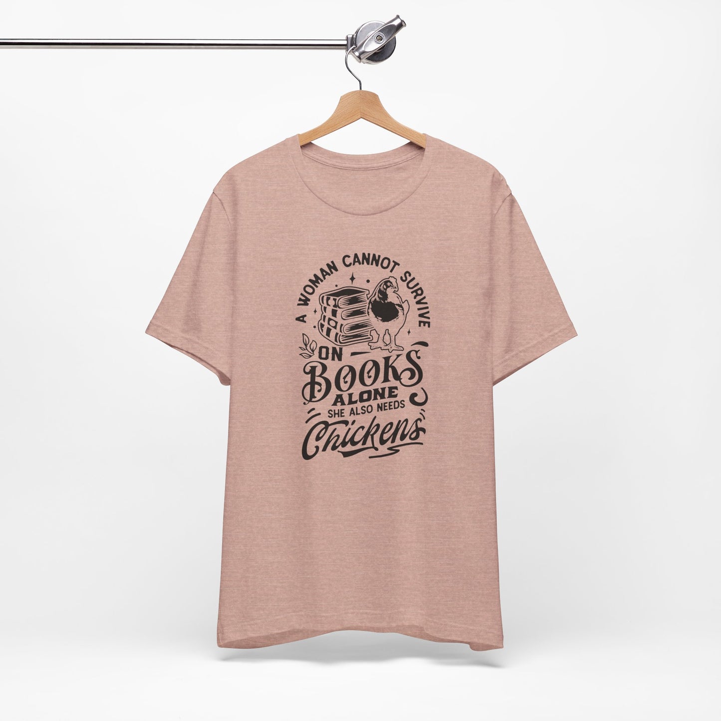 Books & Chickens Tee