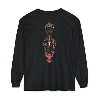 Fire Breathing Bitch Queen Long Sleeve Tee