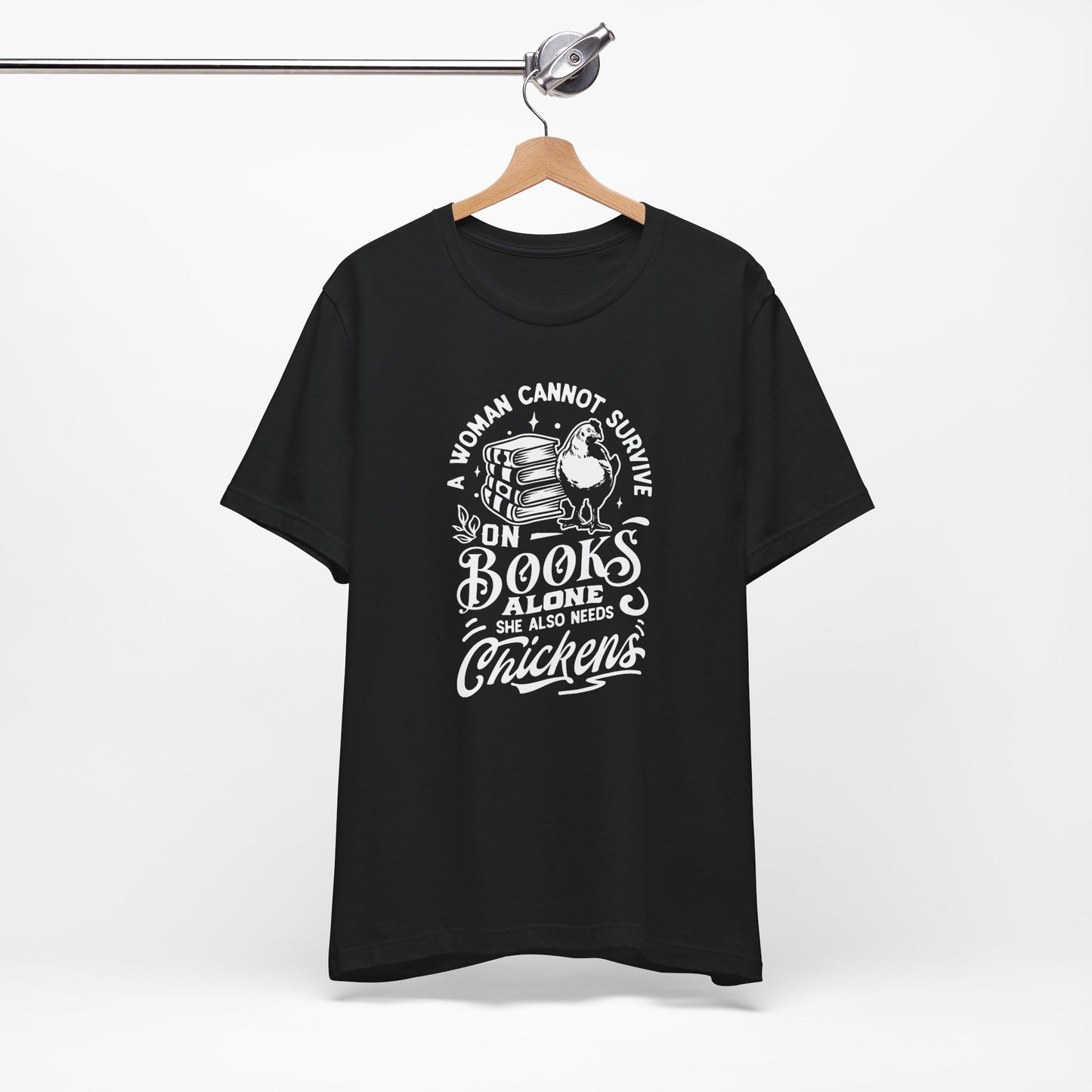 Books & Chickens Tee