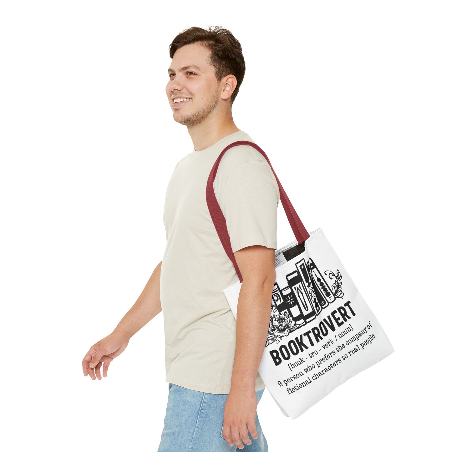 Booktrovert Definition Tote Bag