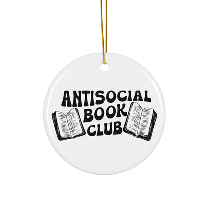 Antisocial Book Club Ornament