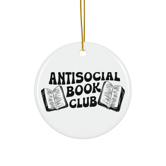 Antisocial Book Club Ornament