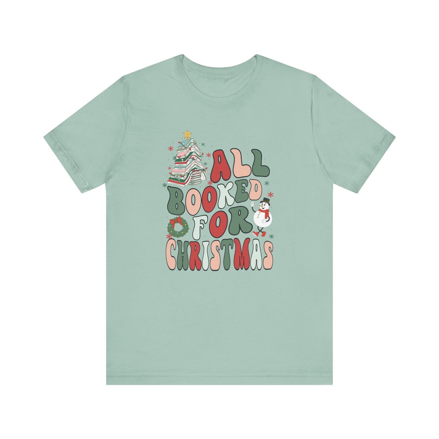 All Booked for Christmas Tee