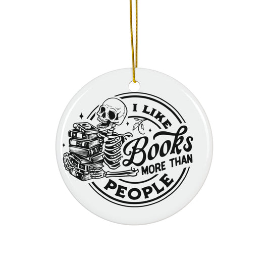 I Like Books Ornament