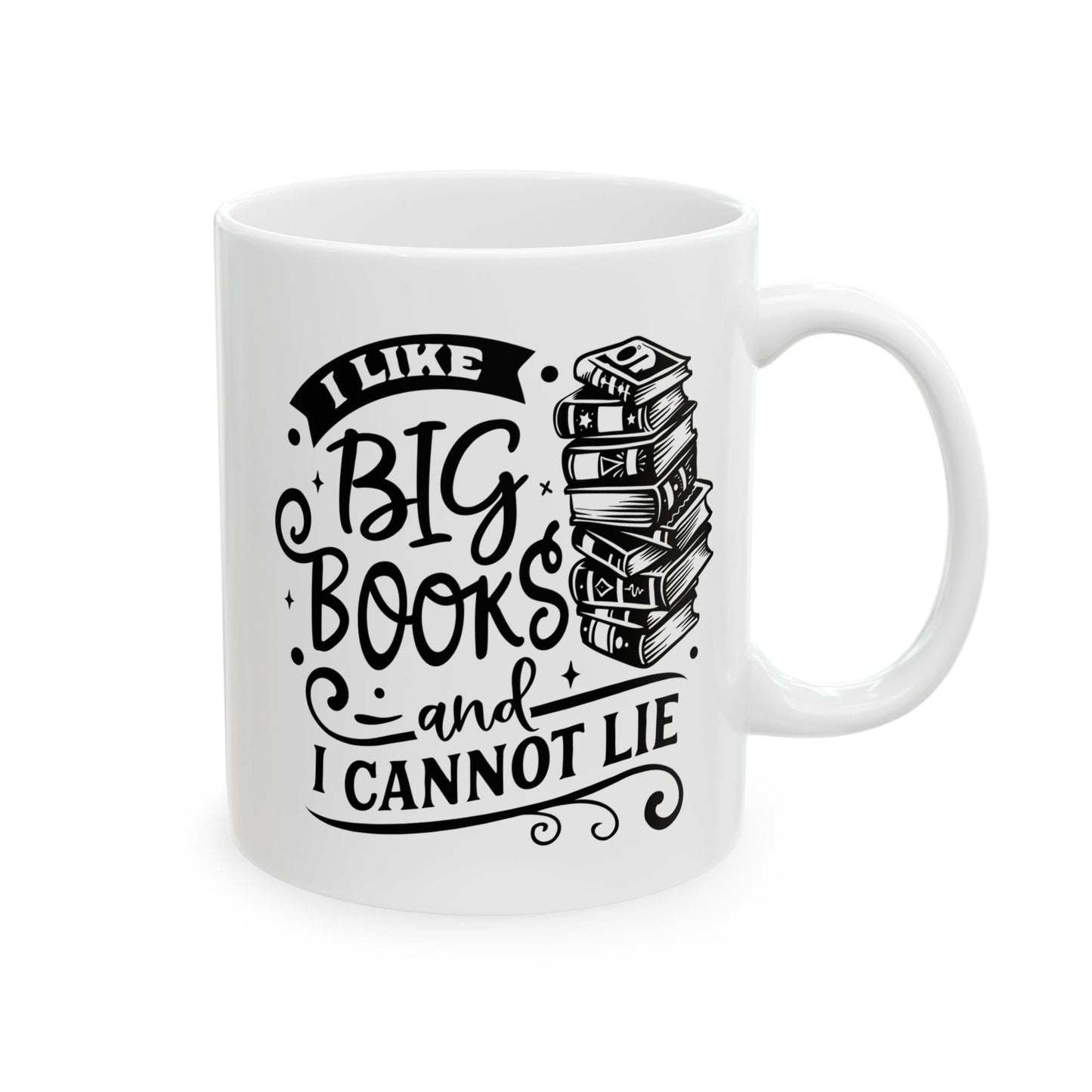 I Like Big Books Mug