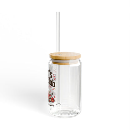 Moms Book Club Sipper Glass