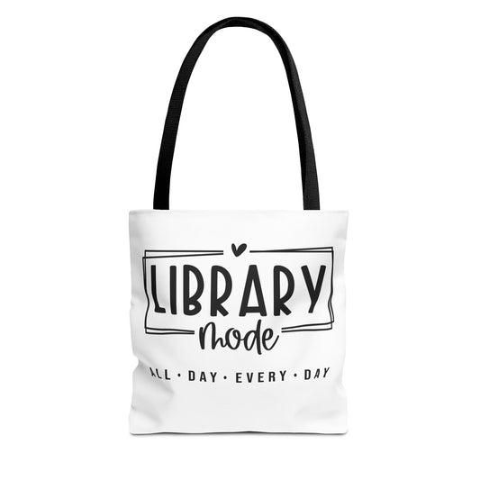 Library Mode Tote Bag