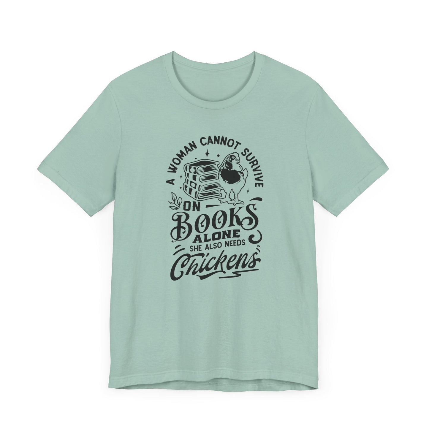 Books & Chickens Tee