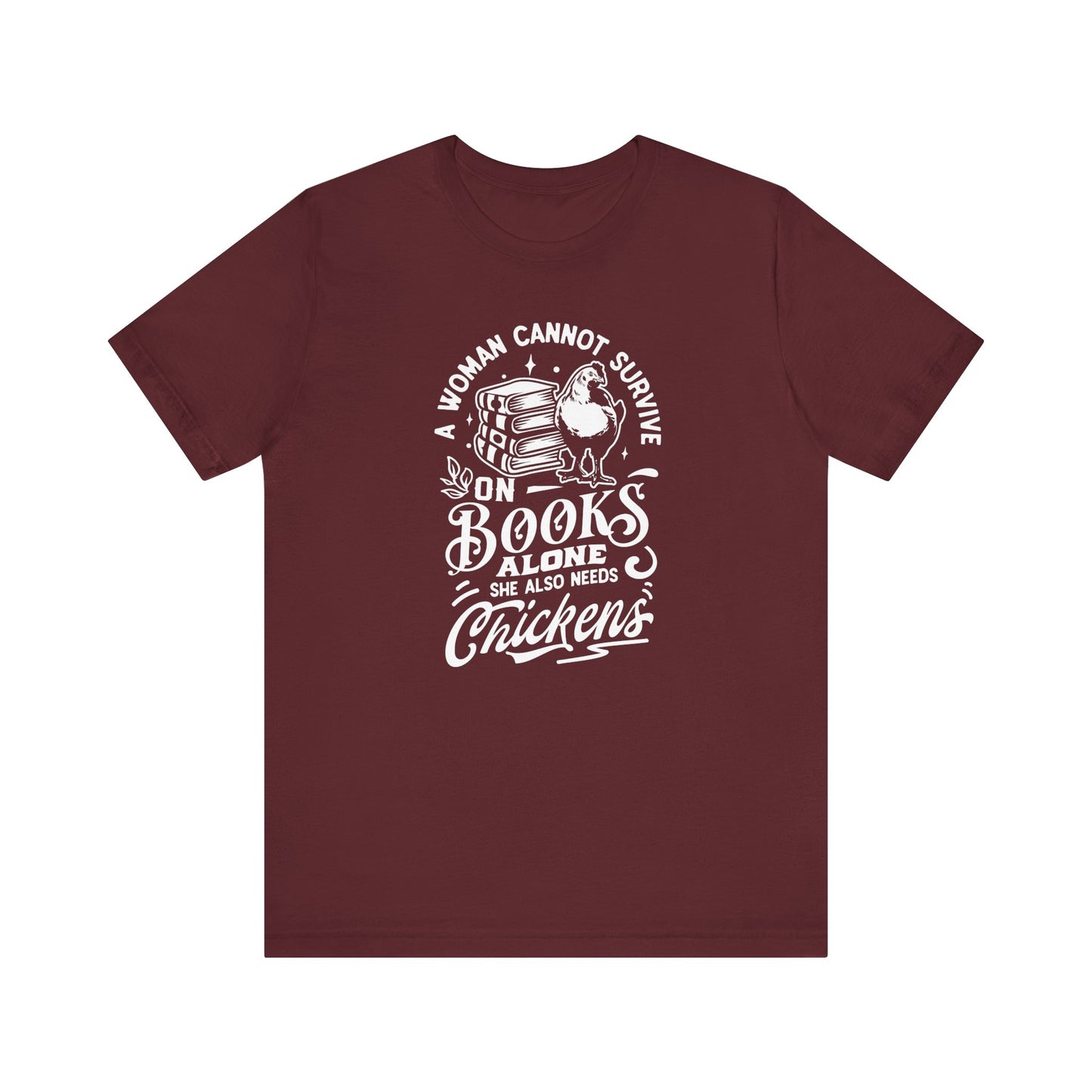 Books & Chickens Tee