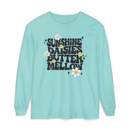 Sunshine Daisies Butter Mellow Long Sleeve Tee