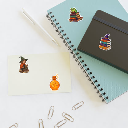 Whimsical Reader Sticker Pack