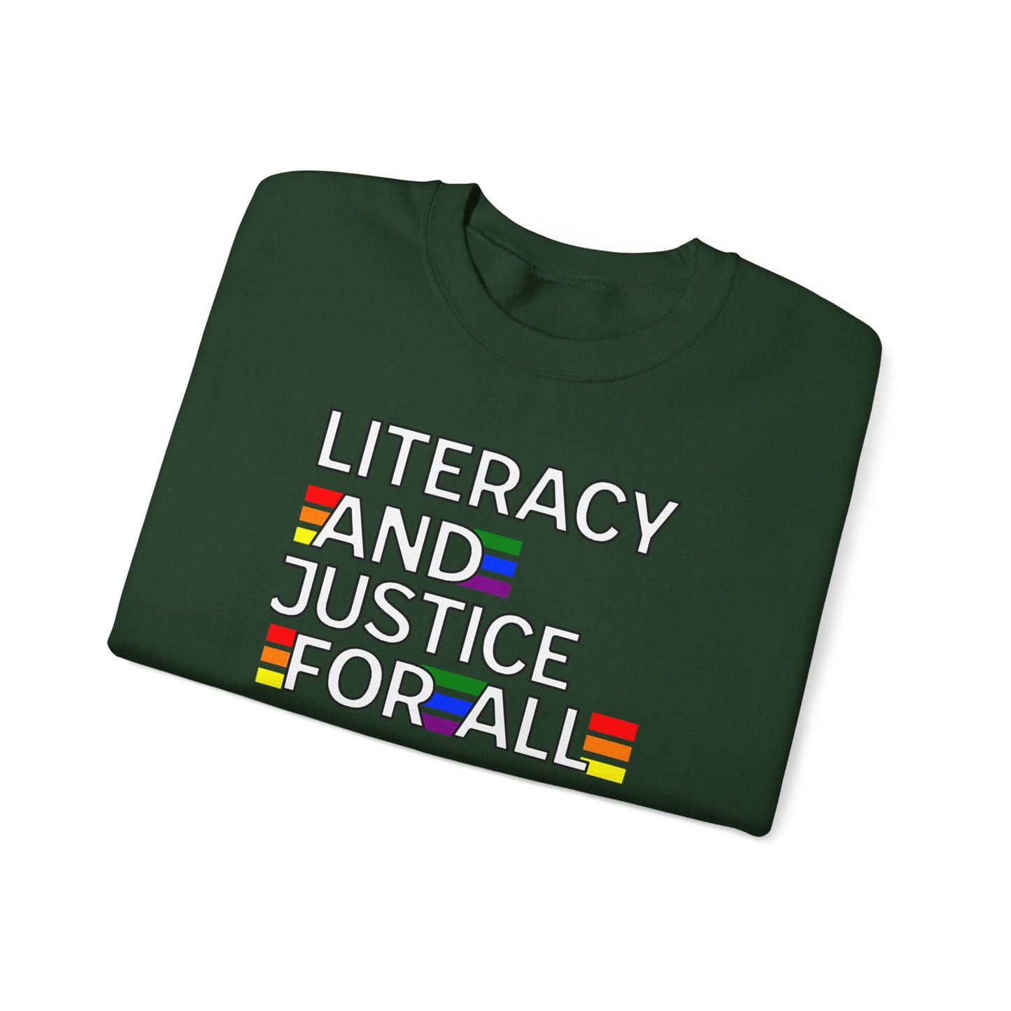 Literacy and Justice Sweatshirt