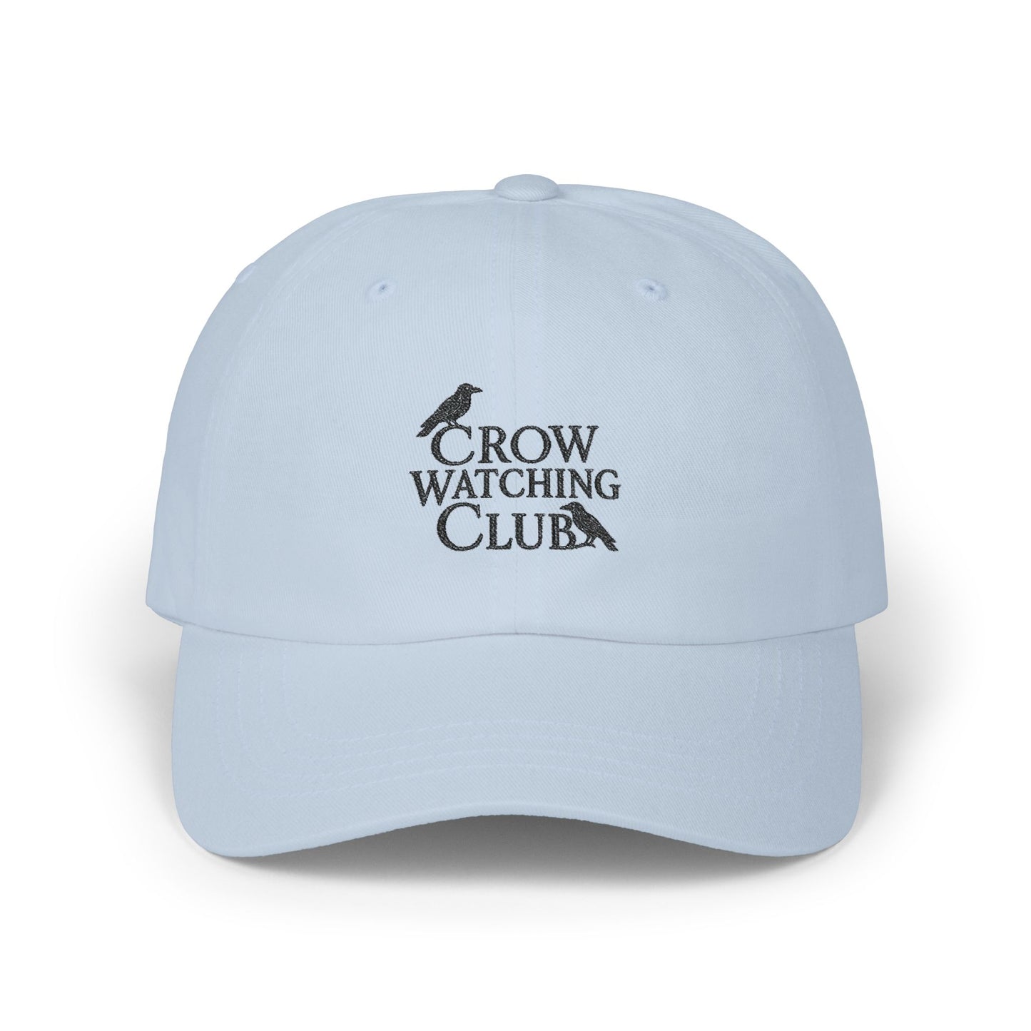 Crow Watching Club Embroidered Hat