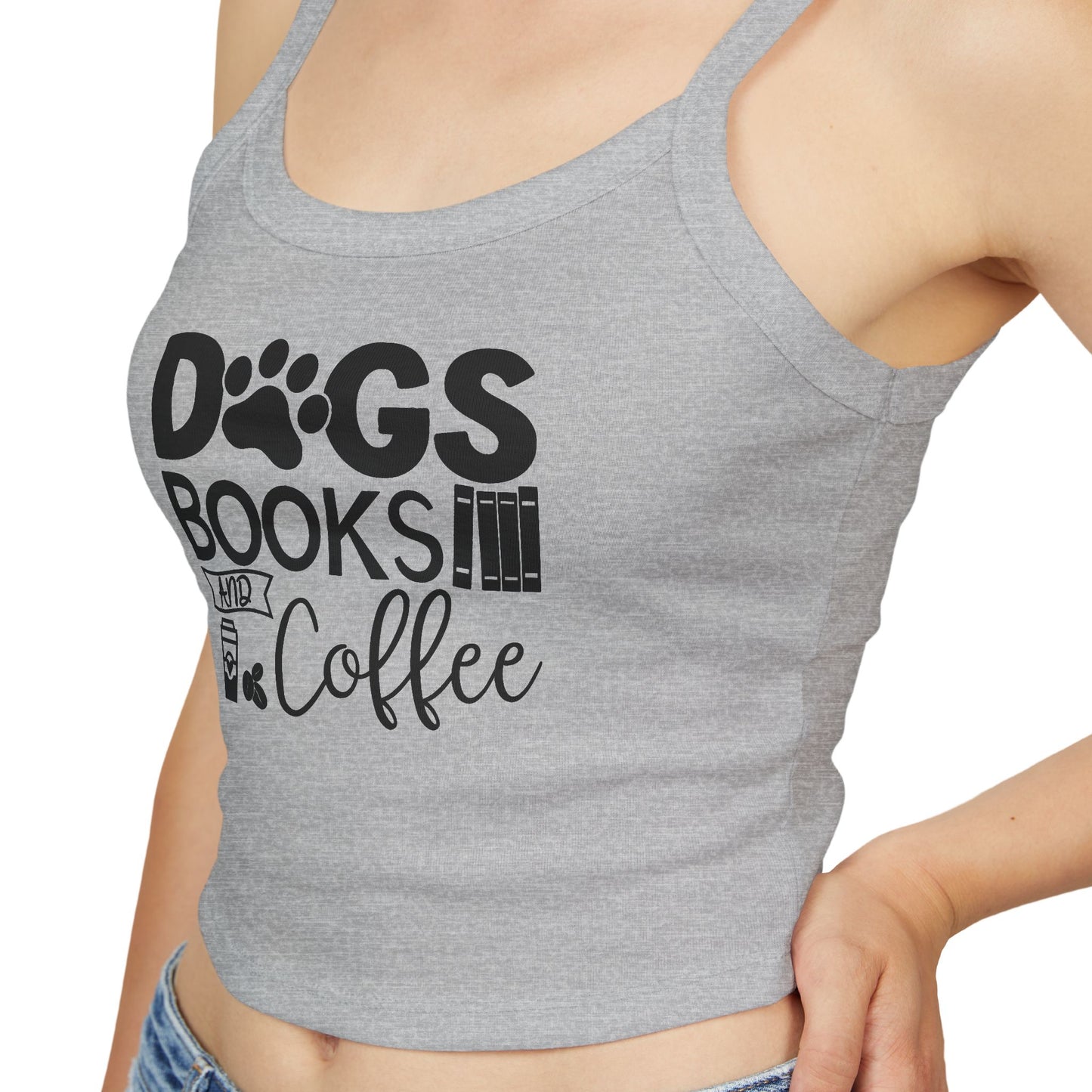 Dogs Books & Coffee Tank