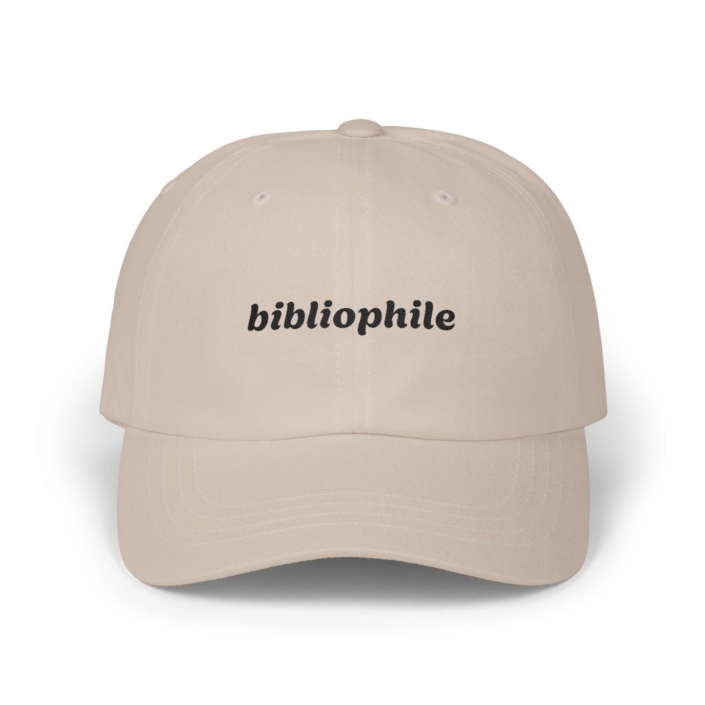 Bibliophile Embroidered Cap