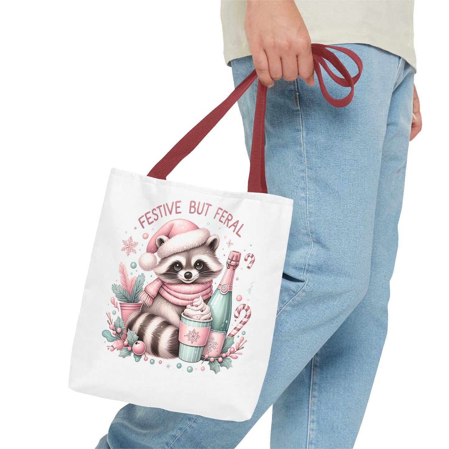 Festive but Feral Tote Bag