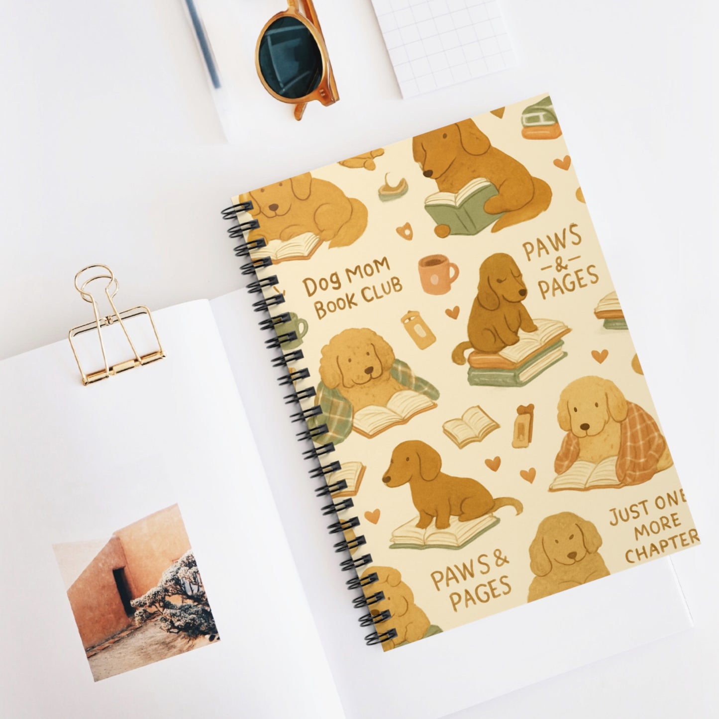 Dog Mom Book Club Notebook