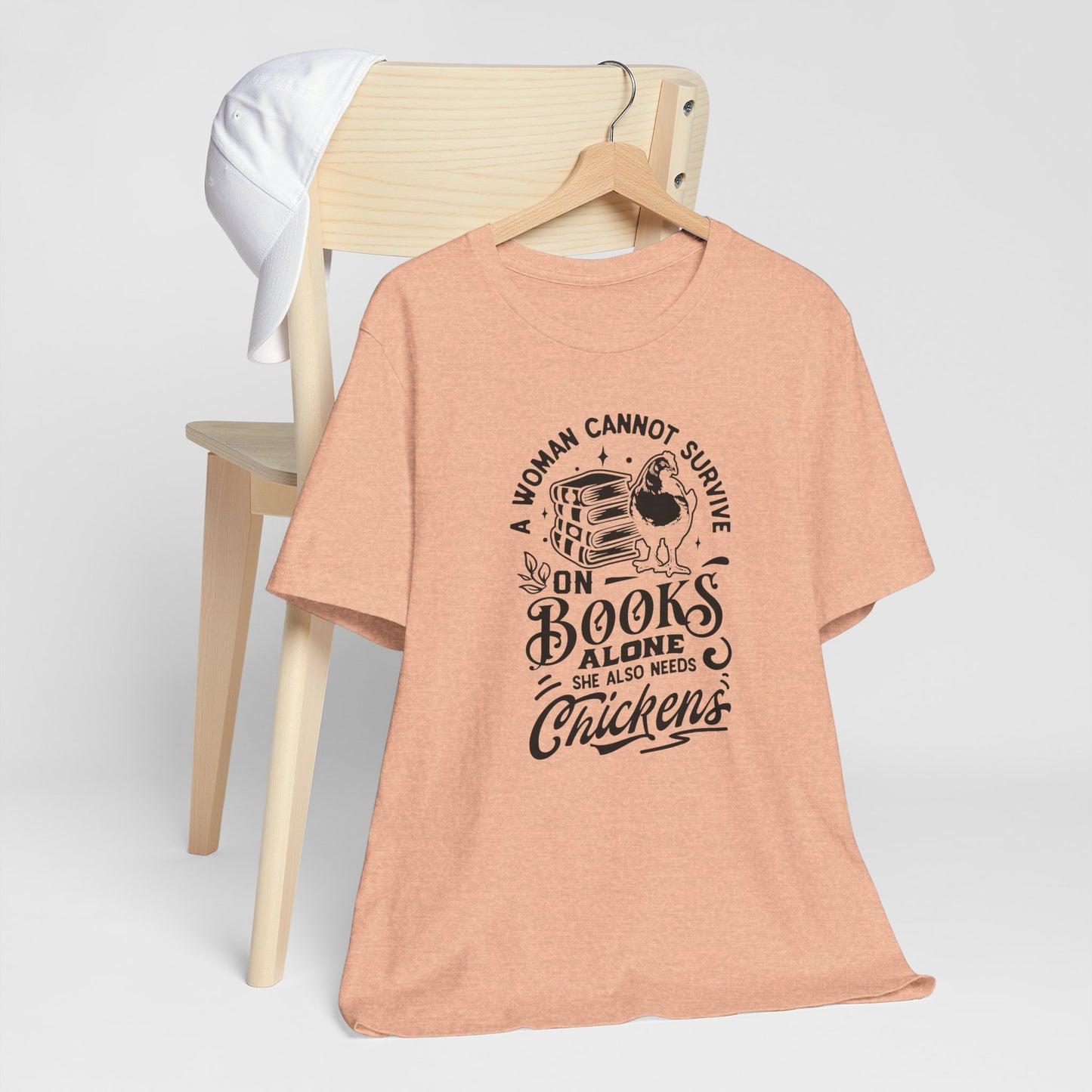 Books & Chickens Tee