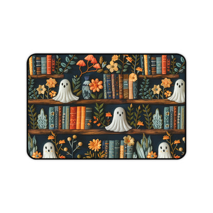 Haunted Library Desk Mat