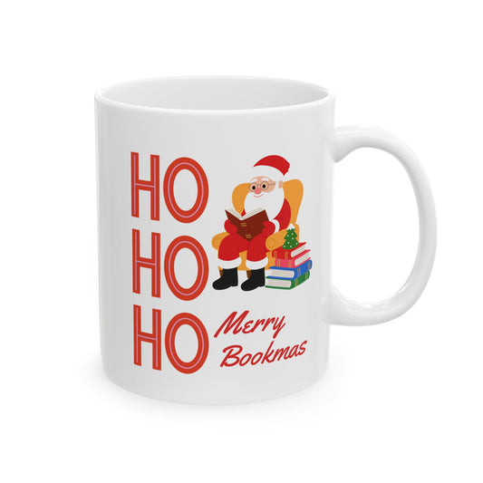 Ho Ho Ho Merry Bookmas Mug