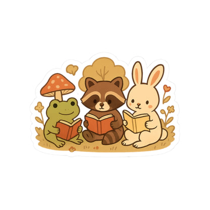 Cozy Critters Book Club Sticker