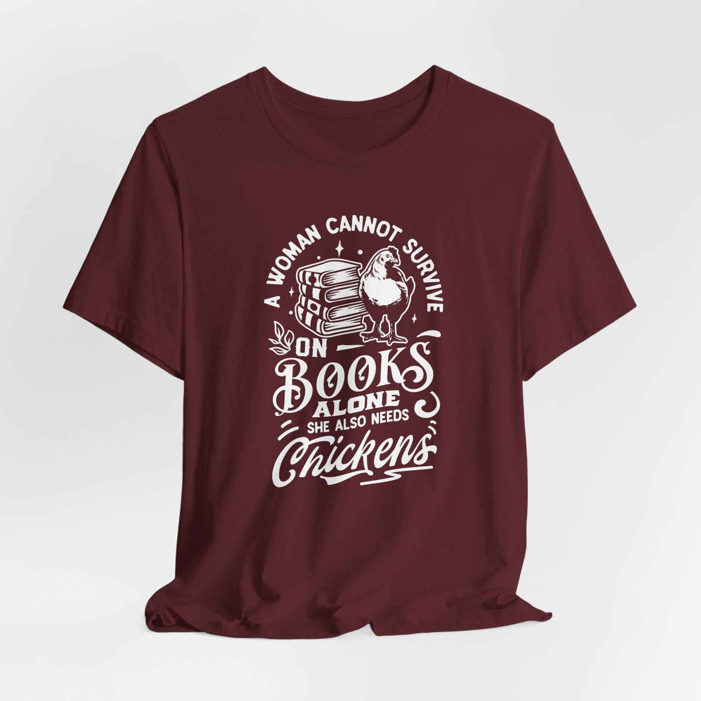 Books & Chickens Tee