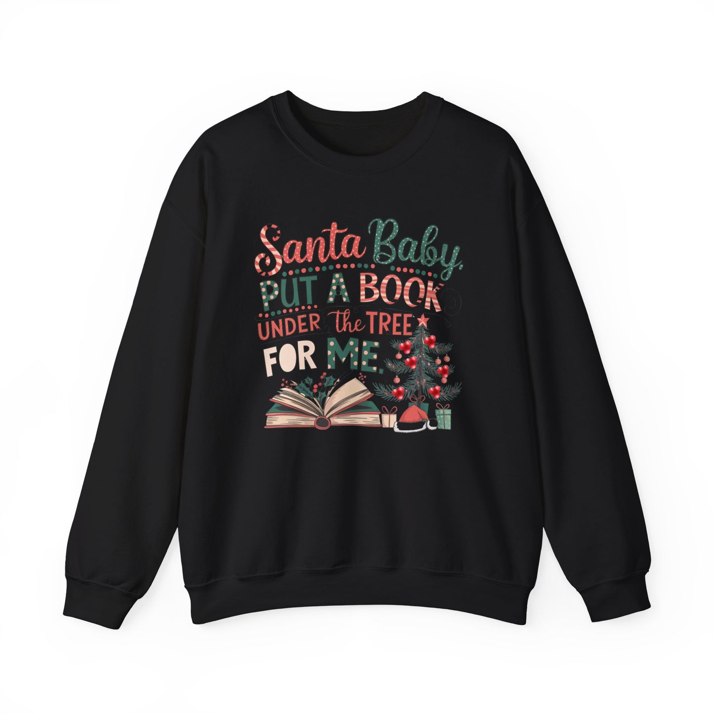 Christmas Santa Baby Book Sweatshirt