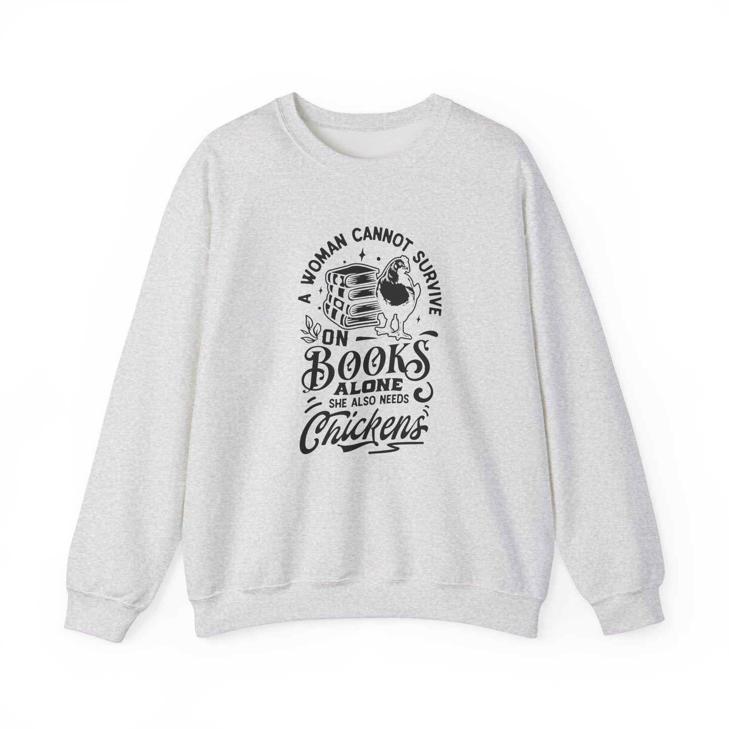 Books & Chickens Sweatshirt