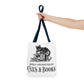 Cats & Books Tote Bag